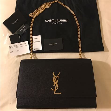 ysl large kate chain bag|ysl kate bag sizes.